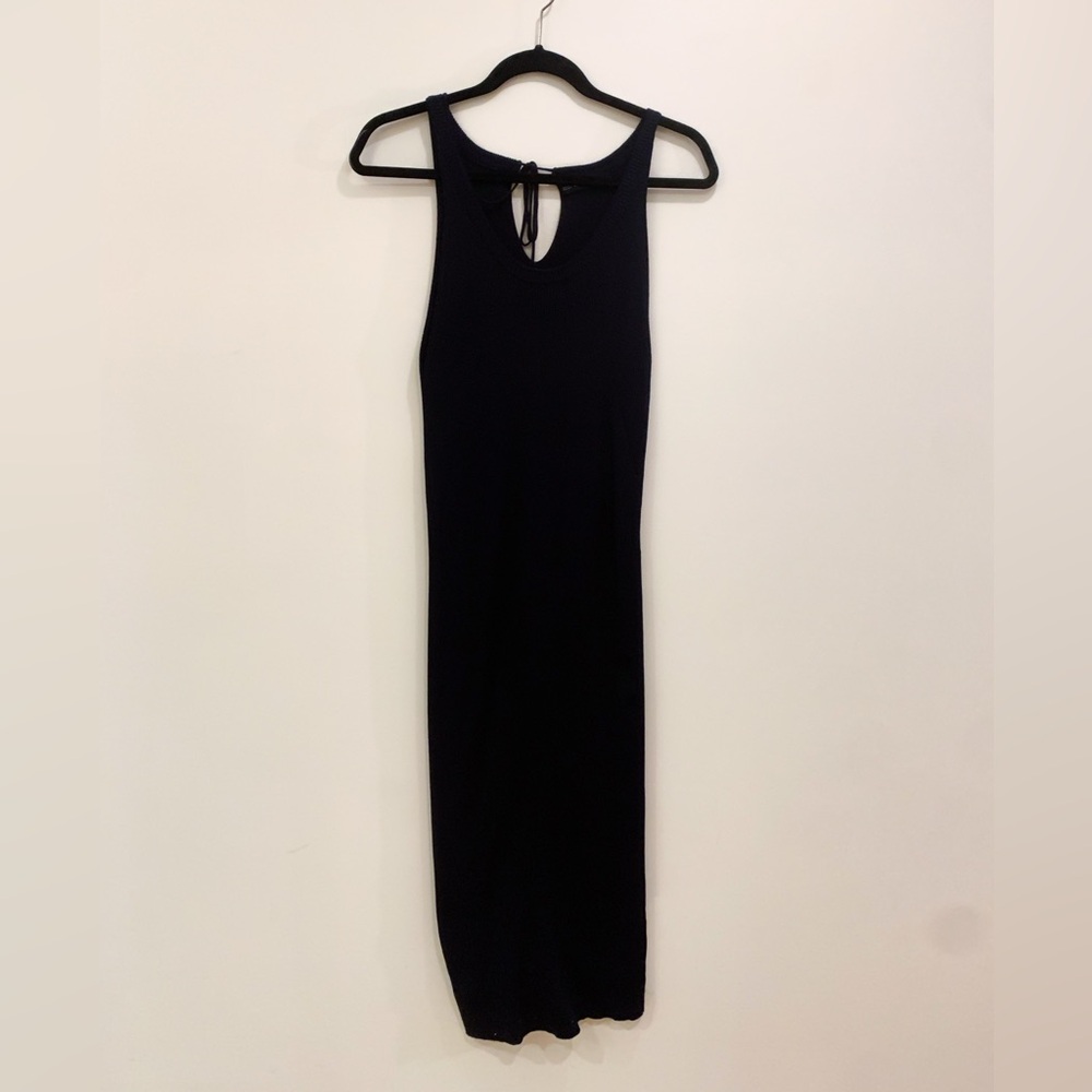 Navy Knit Maxi Dress (never worn)